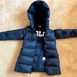 Ralph Lauren Toddler Black Down Coat